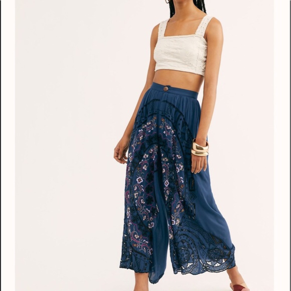 Free people Blue Bali Elodie Festival Pant
